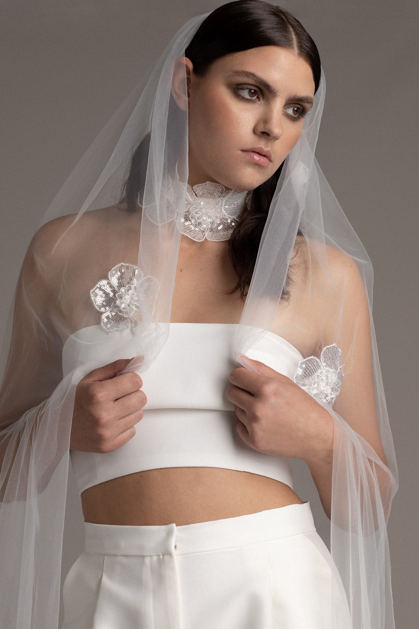 Modern bridal veils