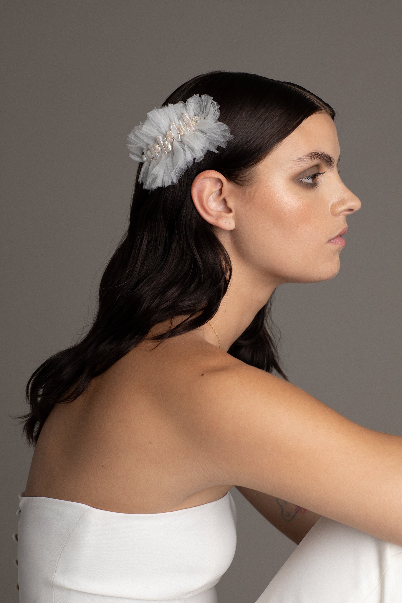 Unique modern bridal hair accessories 