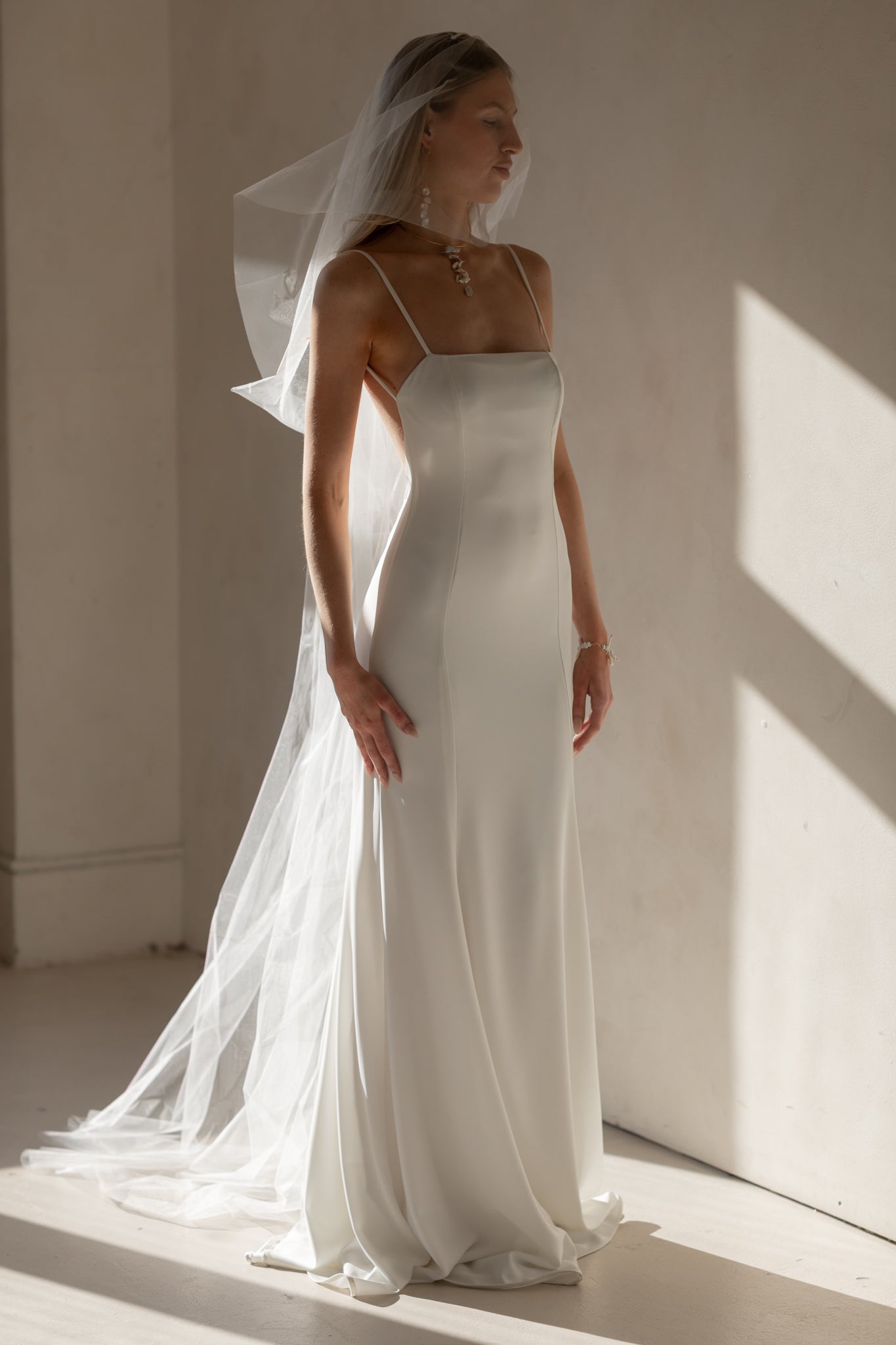 Céleste Open Back Dress