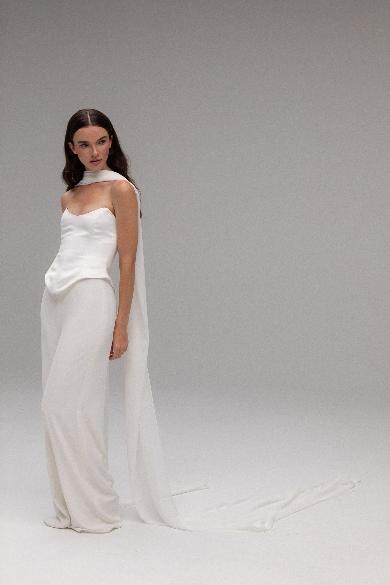 Chiffon Maxi Scarf - TEMPÊTE BRAND