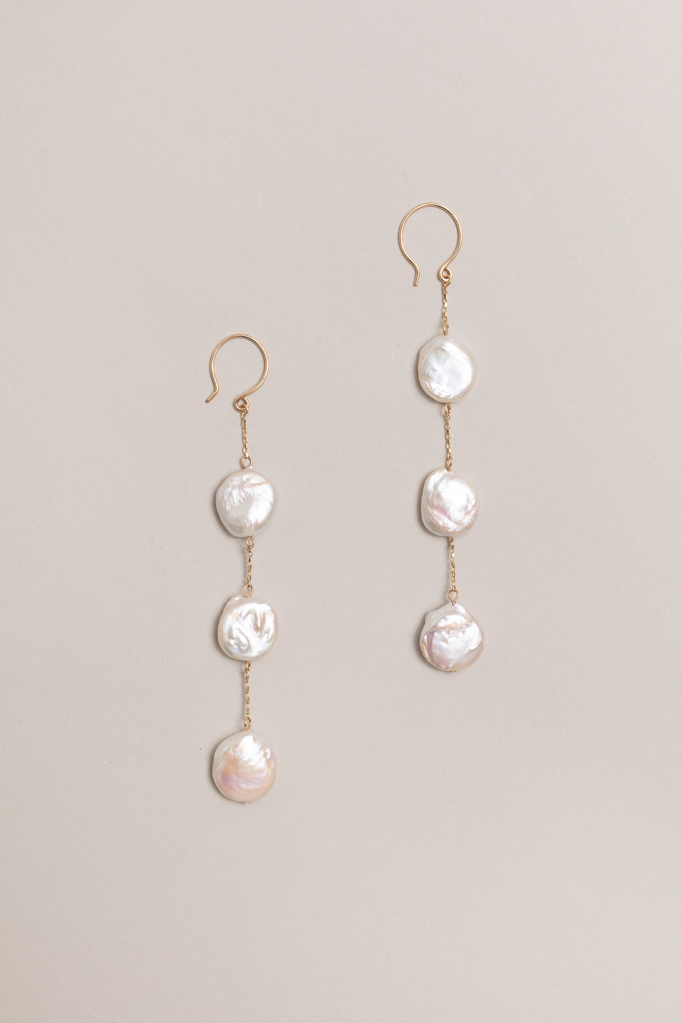 Coin Pearl Drop Earrings - TEMPÊTE BRAND
