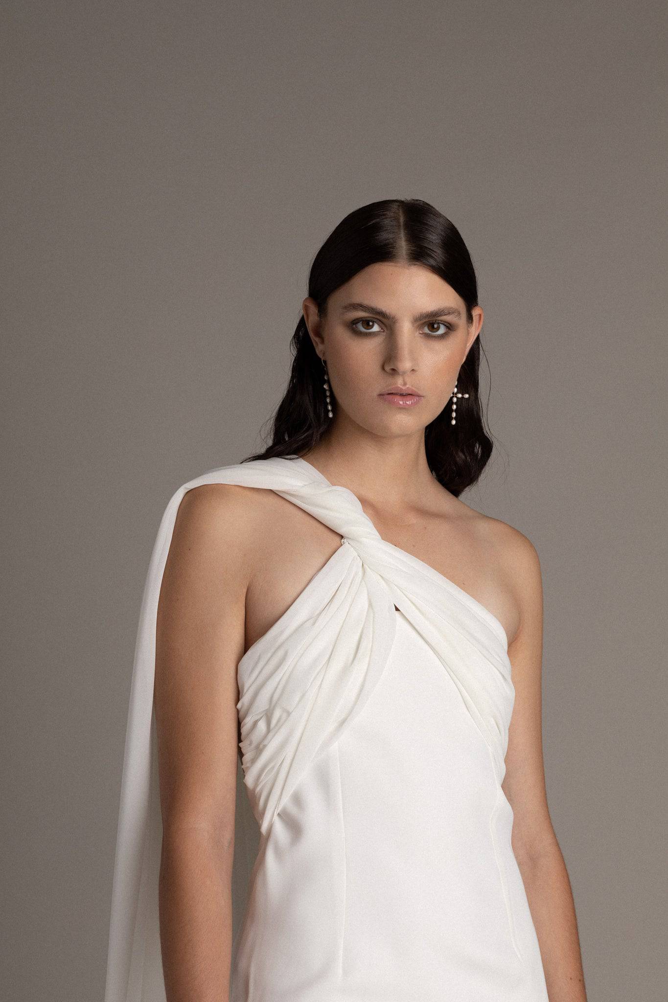 MULTI WAY CHIFFON CAPE MINI DRESS - TEMPÊTE BRAND