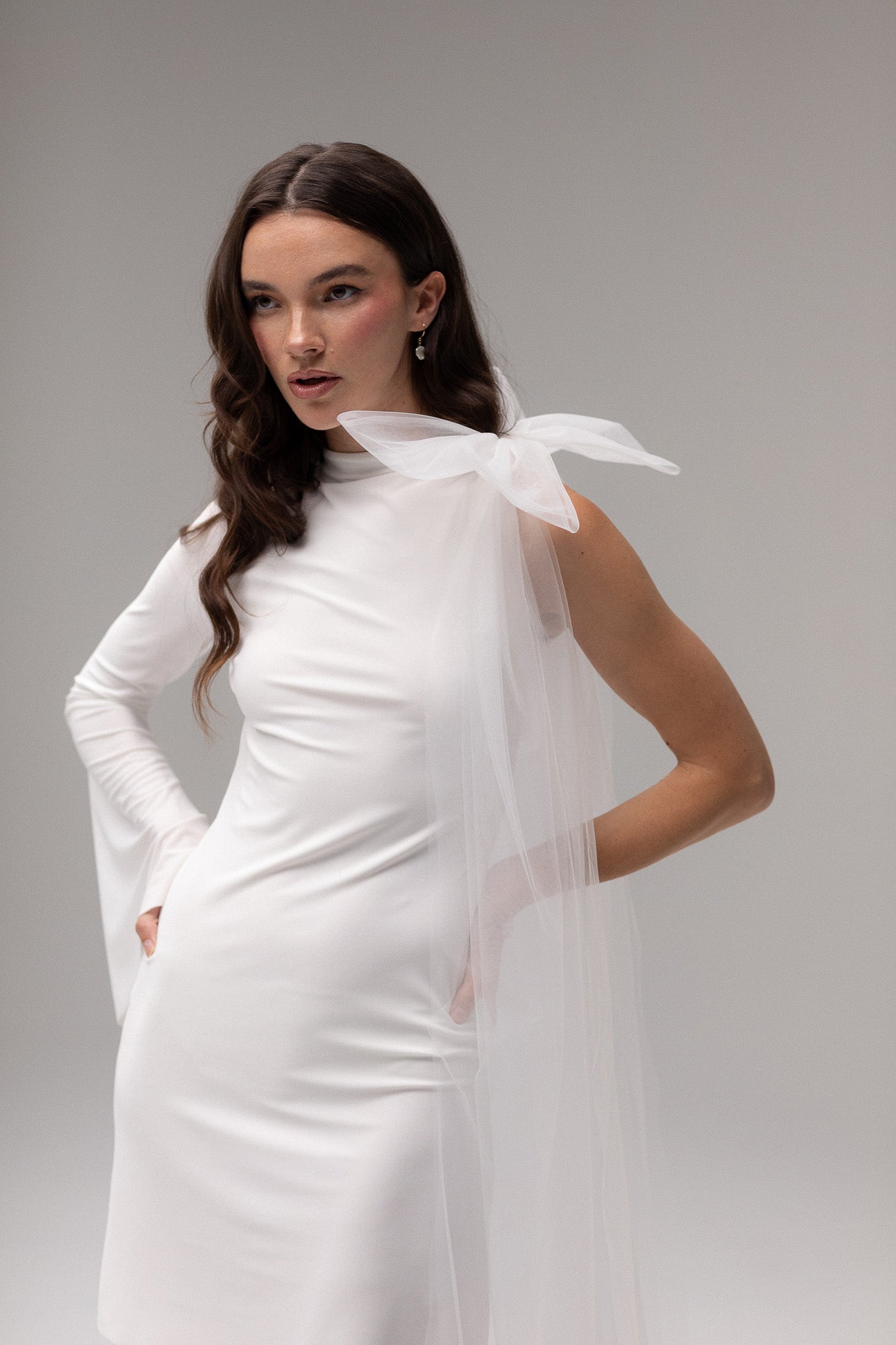 One Sleeve Knit Dress - Sample Sale - XS One Sleeve Knit Dress - Sample Sale - XS