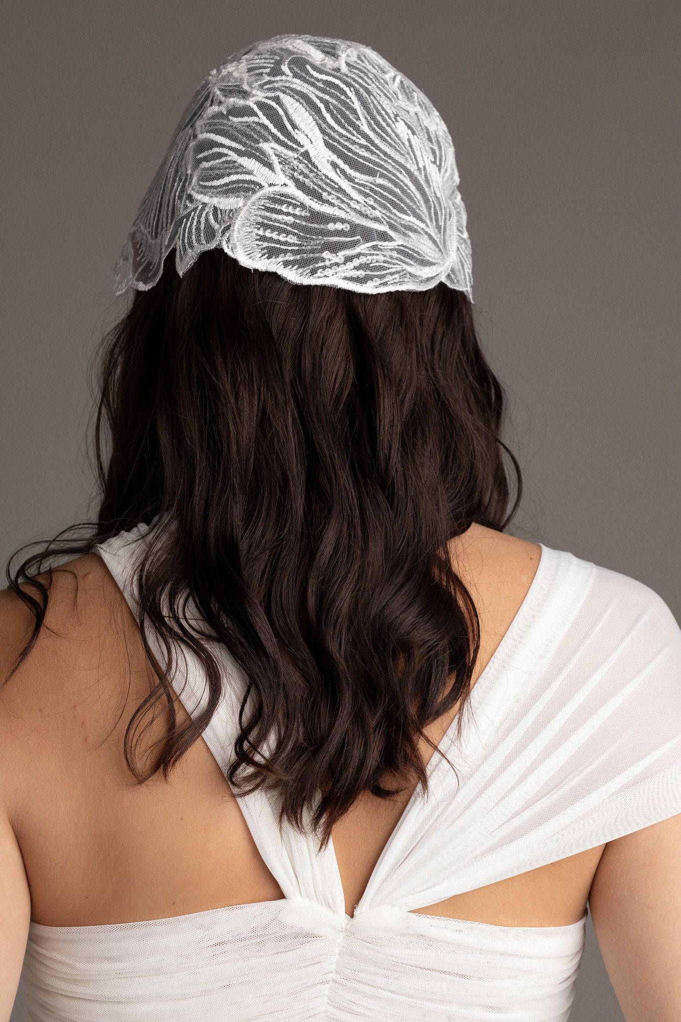 SEQUIN BRIDAL BONNET - TEMPÊTE BRAND