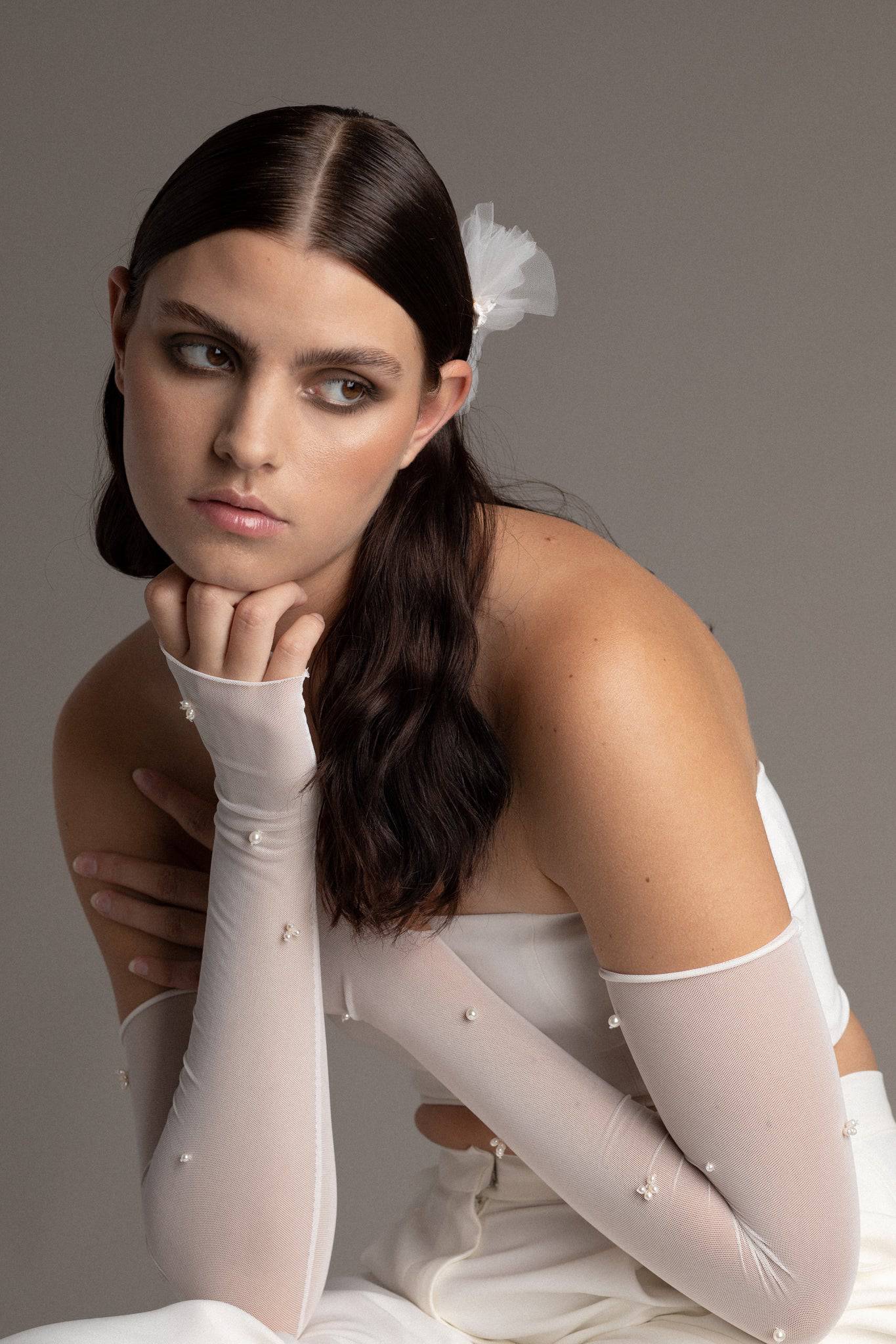 TULLE FLOWER COMB - TEMPÊTE BRAND