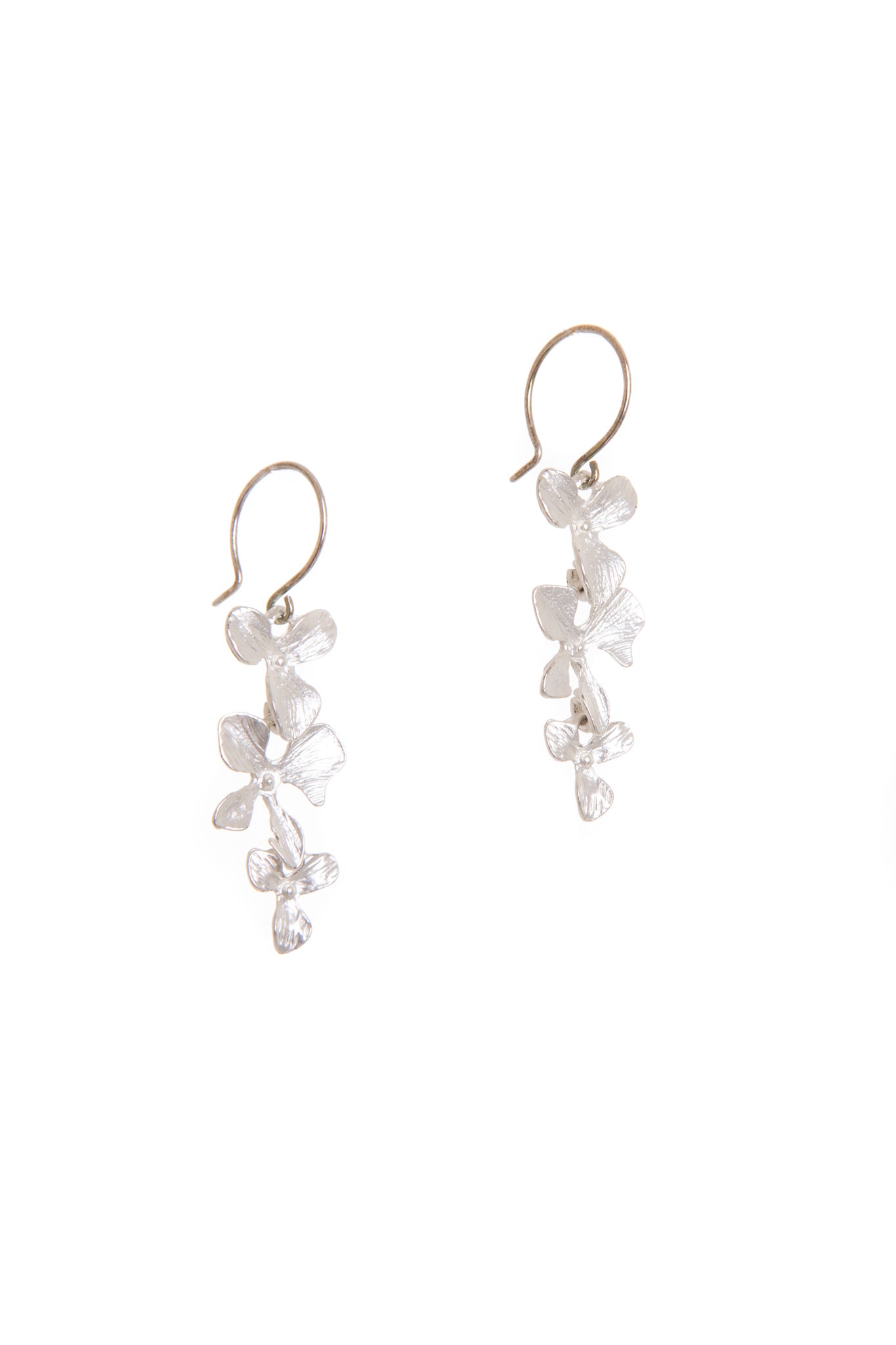 These playful Orchid earrings make the perfect accessory to add a touch of femininity to any look. Expertly crafted in silver, they will be sure to make a statement with every wear.