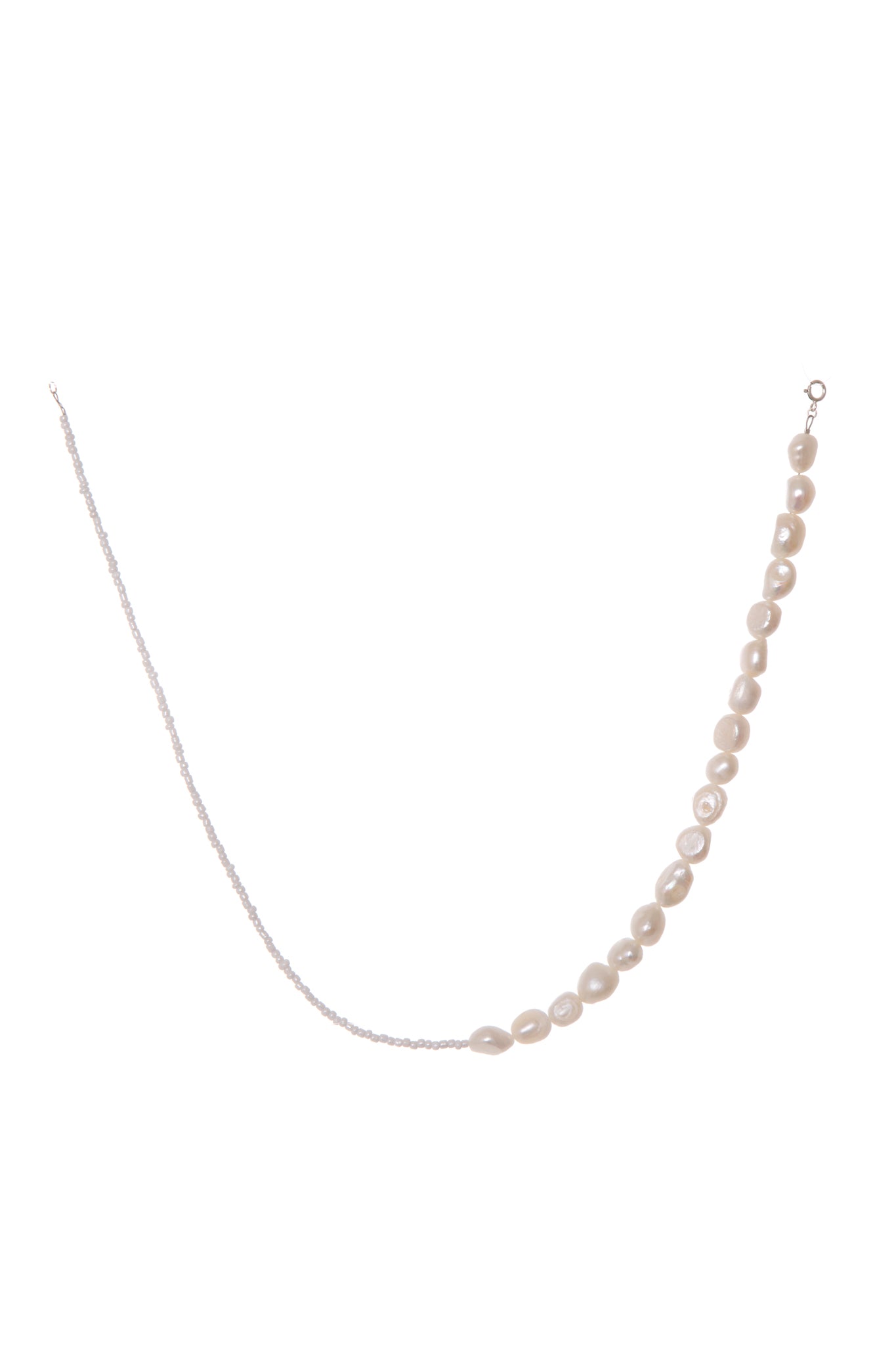 Half Moon Pearl Wedding Necklace | TEMPÊTE Bridal Boutique