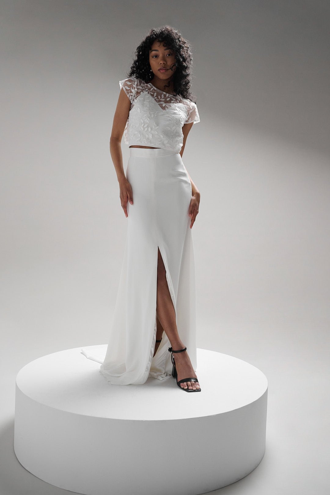 CASCADE CREPE SKIRT - TEMPÊTE BRAND
