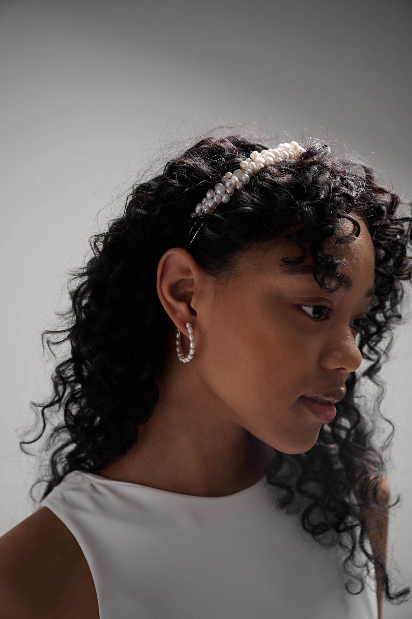 HALO PEARL HOOPS - TEMPÊTE BRAND