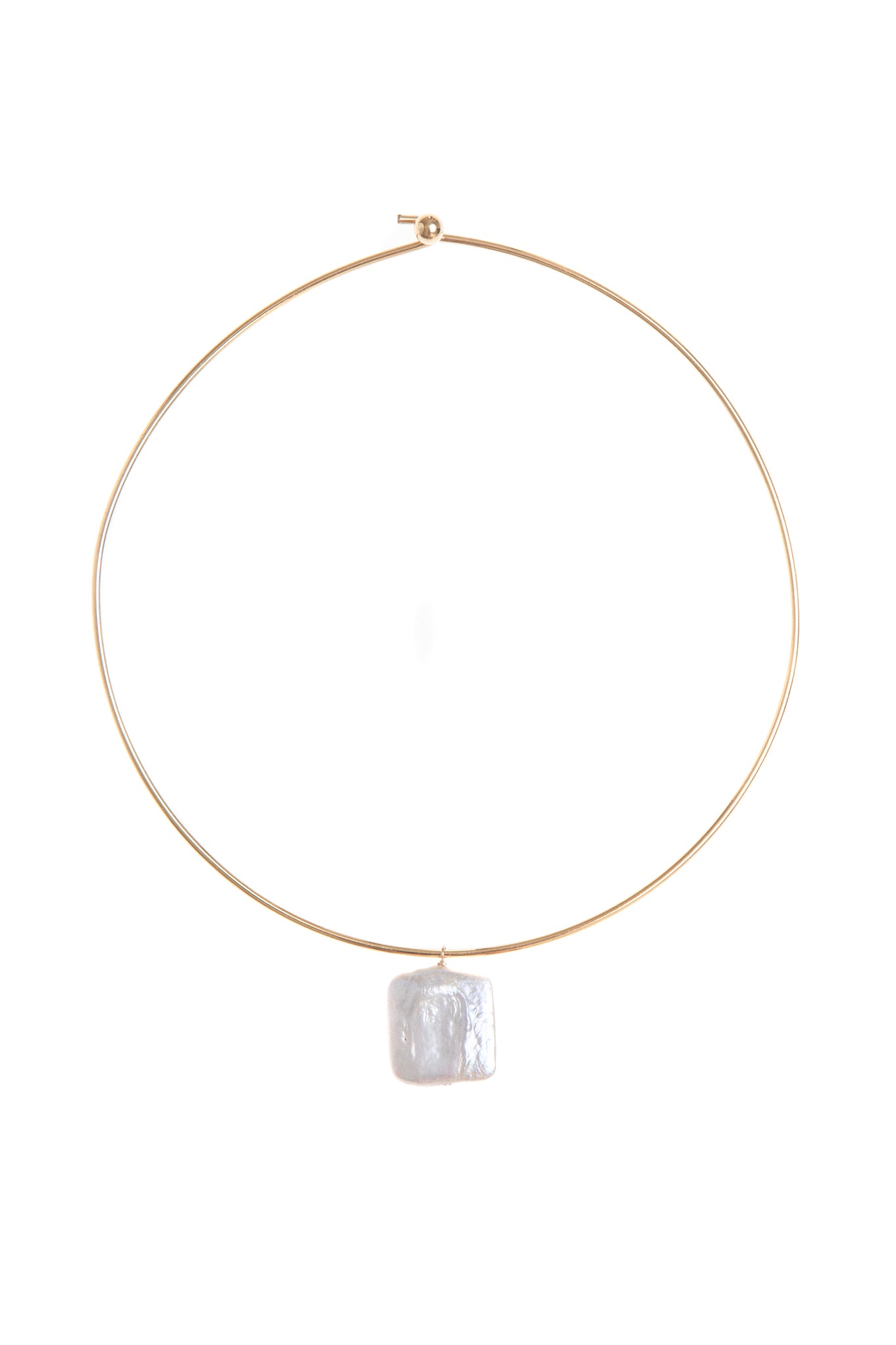 GOLD PLATED PEARL CHOKER