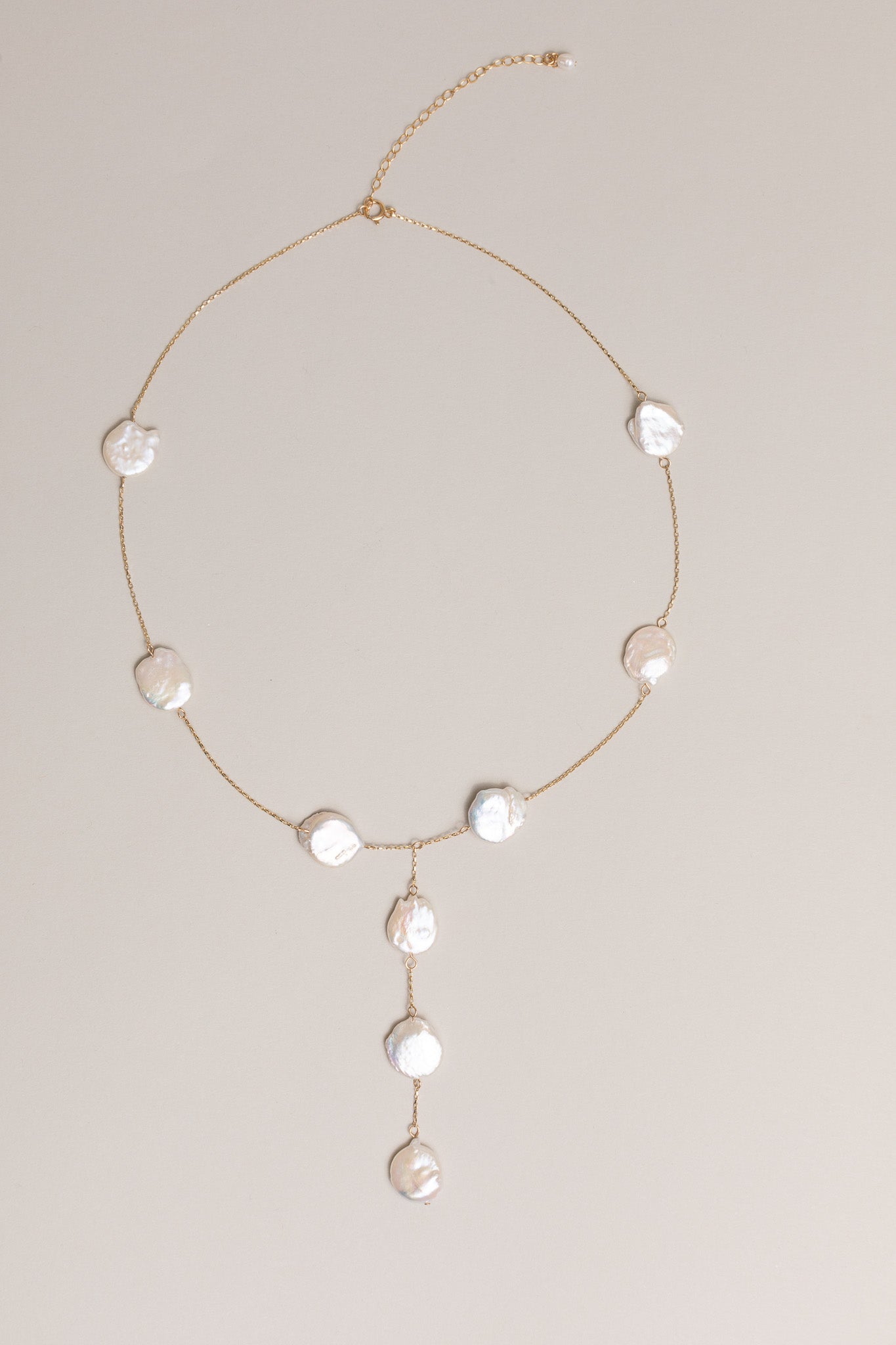 Coin Pearl Necklace