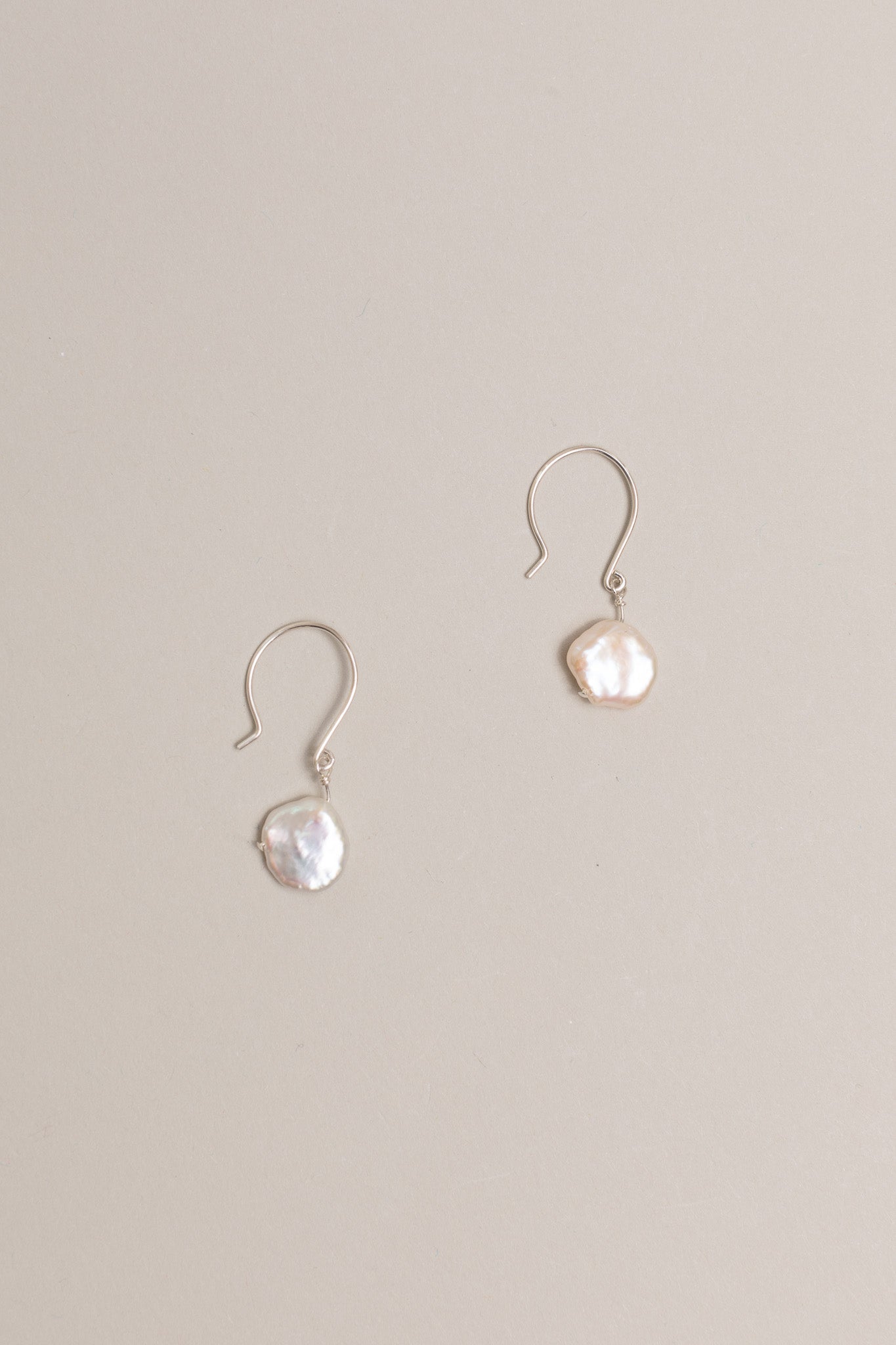 Coin Pearl Earrings