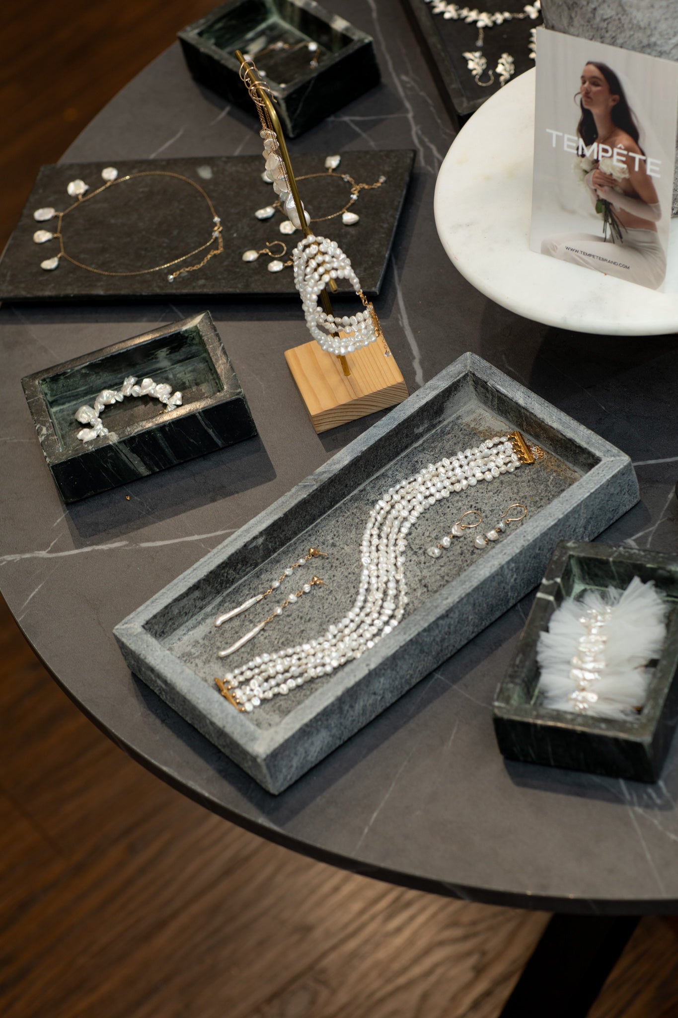 Pearl Bridal Jewelry by TEMPÊTE