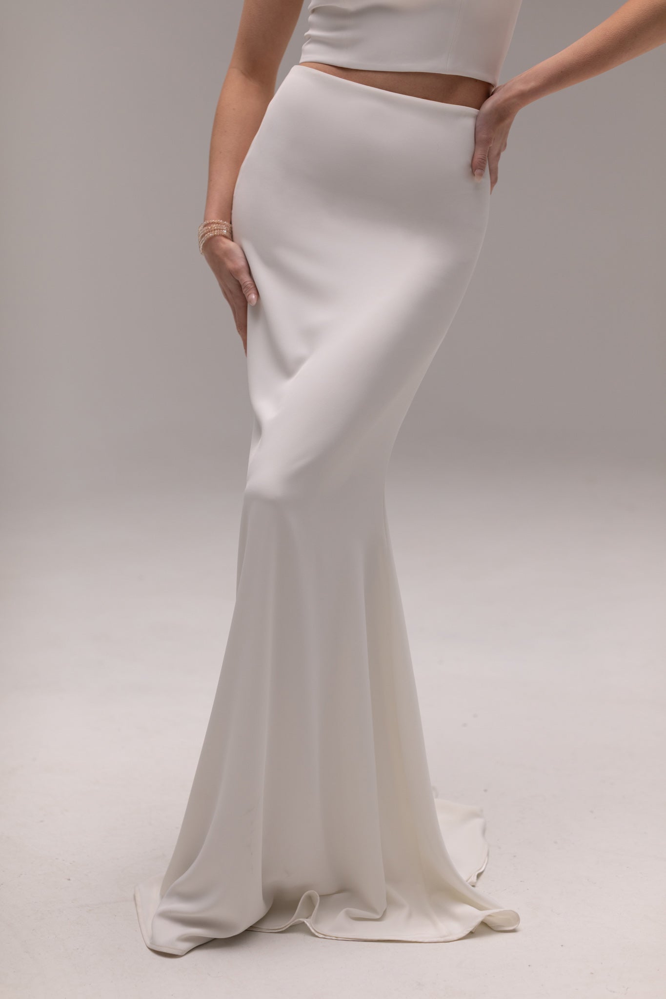 Céleste Crepe Maxi Skirt