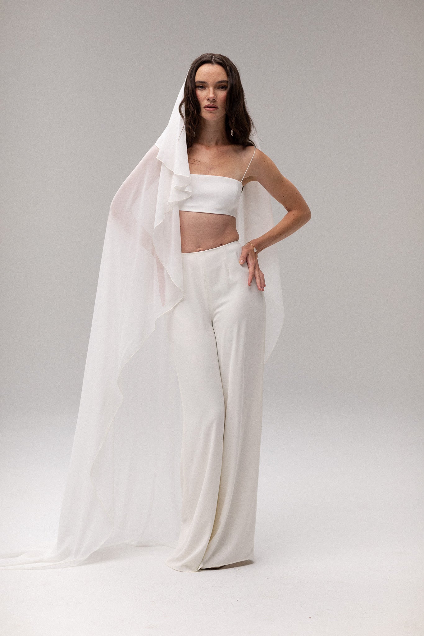 Blusher Chiffon Veil - TEMPÊTE BRAND