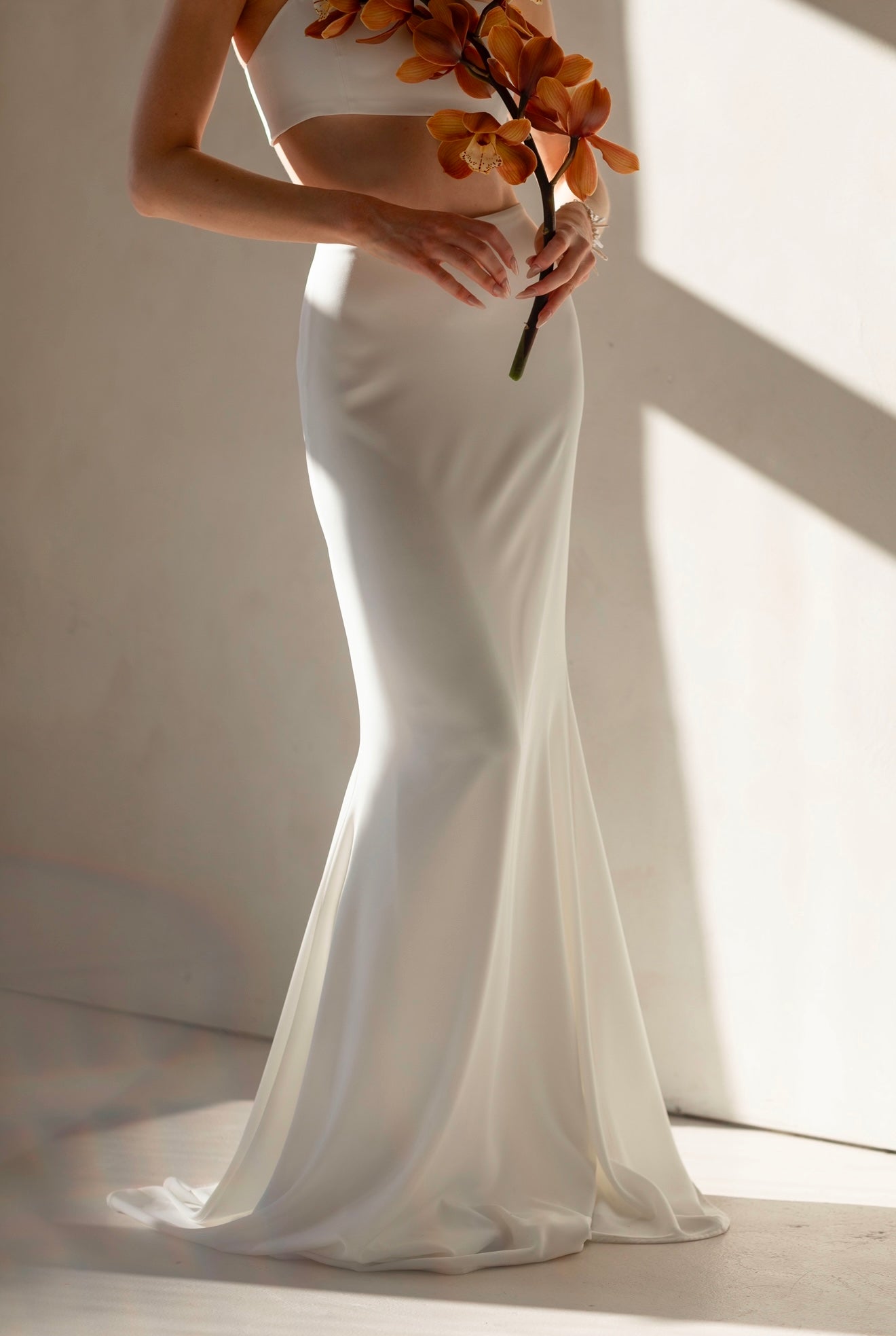 Céleste Crepe Maxi Skirt - TEMPÊTE BRAND
