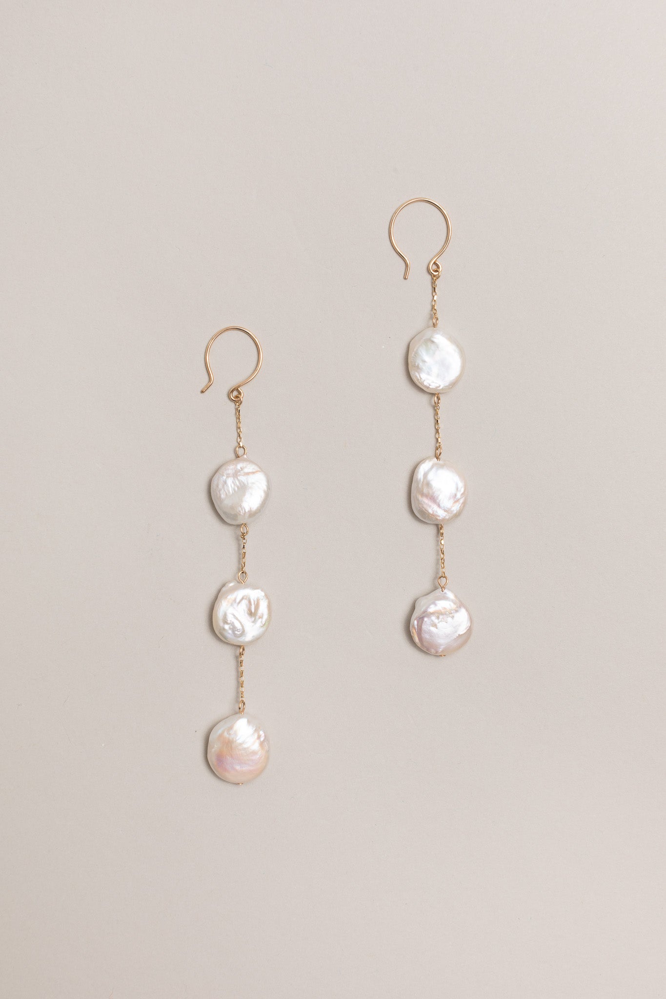 Coin Pearl Drop Earrings - TEMPÊTE BRAND