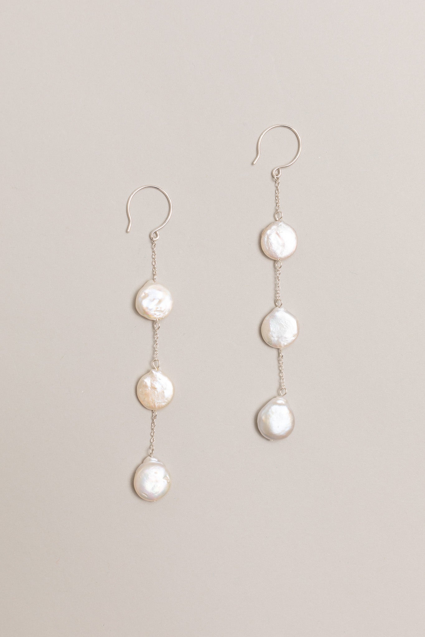 Coin Pearl Drop Earrings - TEMPÊTE BRAND