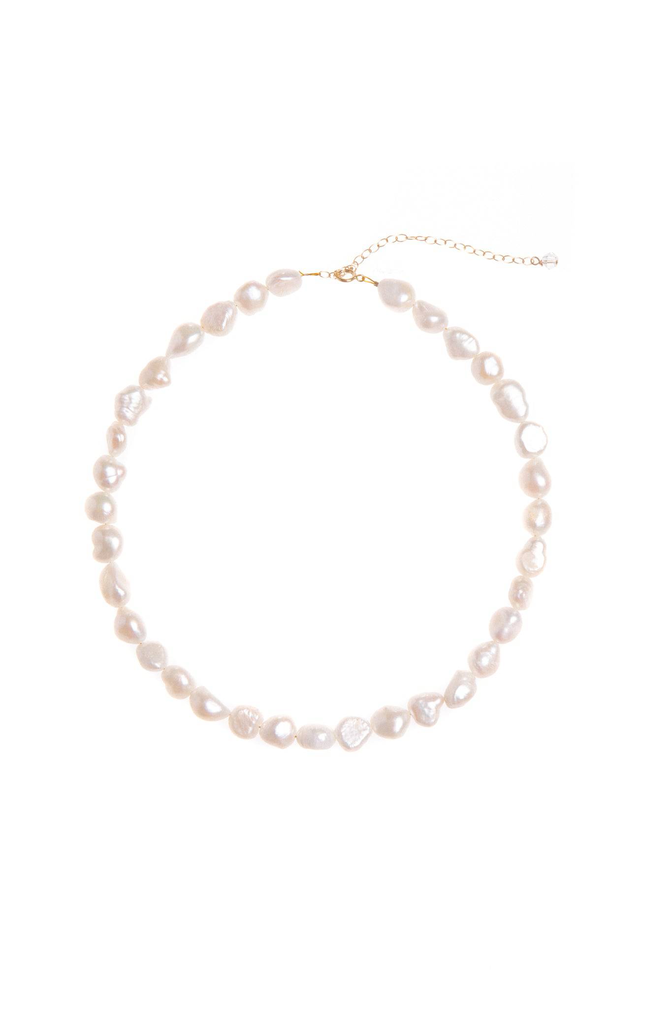 LARGE NATURAL PEARL CHOKER - TEMPÊTE BRAND