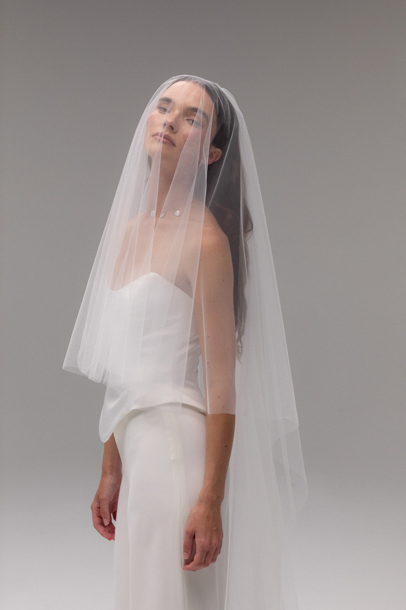 Midi Blusher Tulle Veil - TEMPÊTE BRAND