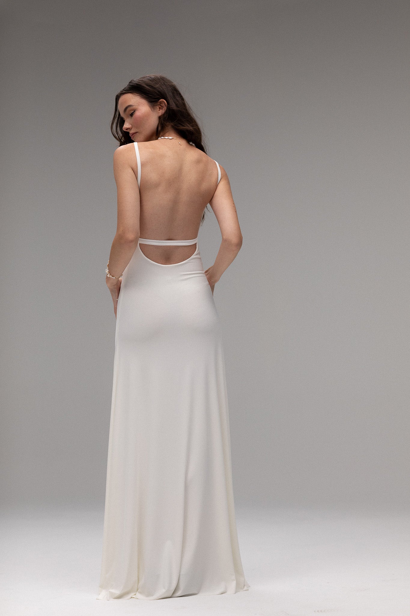 Open Back Knit Dress - TEMPÊTE BRAND