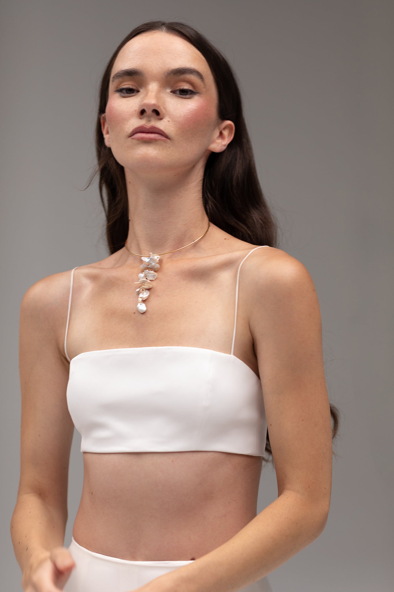 Petal Pearl Chocker - TEMPÊTE BRAND