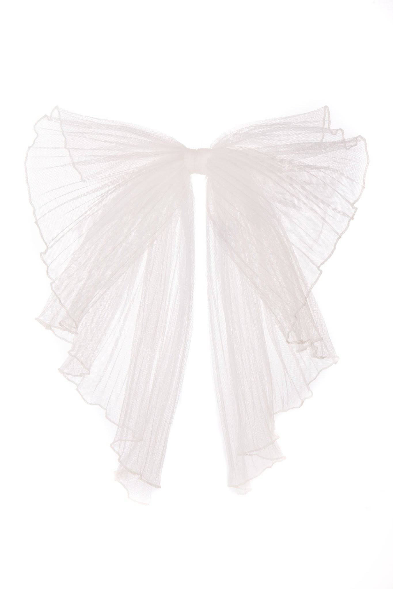 PLEATED TULLE HAIR BOW - TEMPÊTE BRAND