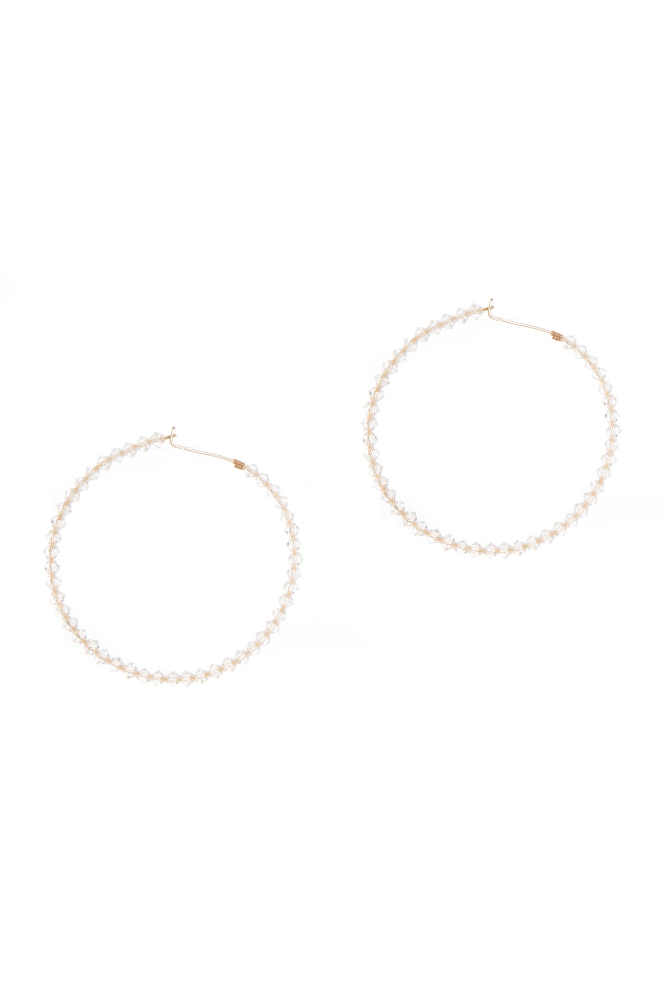 PRECIOSA CRYSTAL HOOPS - TEMPÊTE BRAND