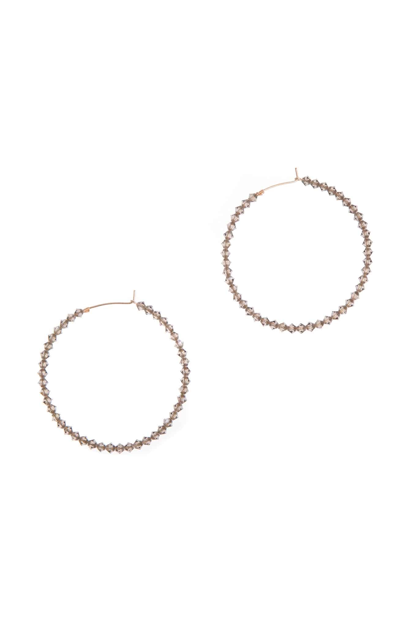 PRECIOSA CRYSTAL HOOPS - TEMPÊTE BRAND