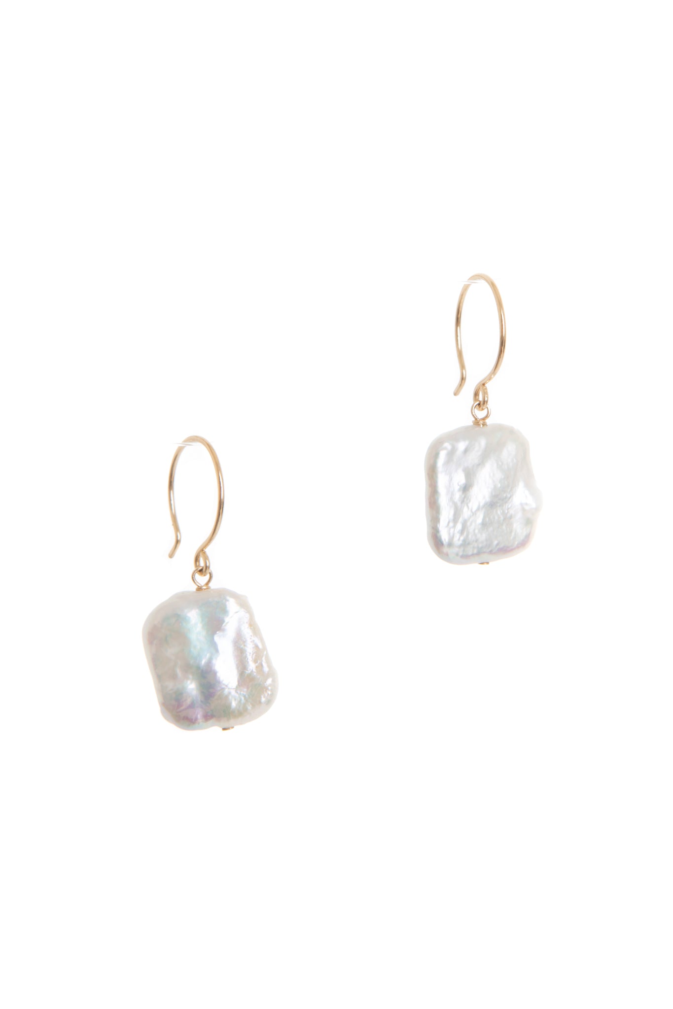 SQUARE PEARL EARRINGS - TEMPÊTE BRAND