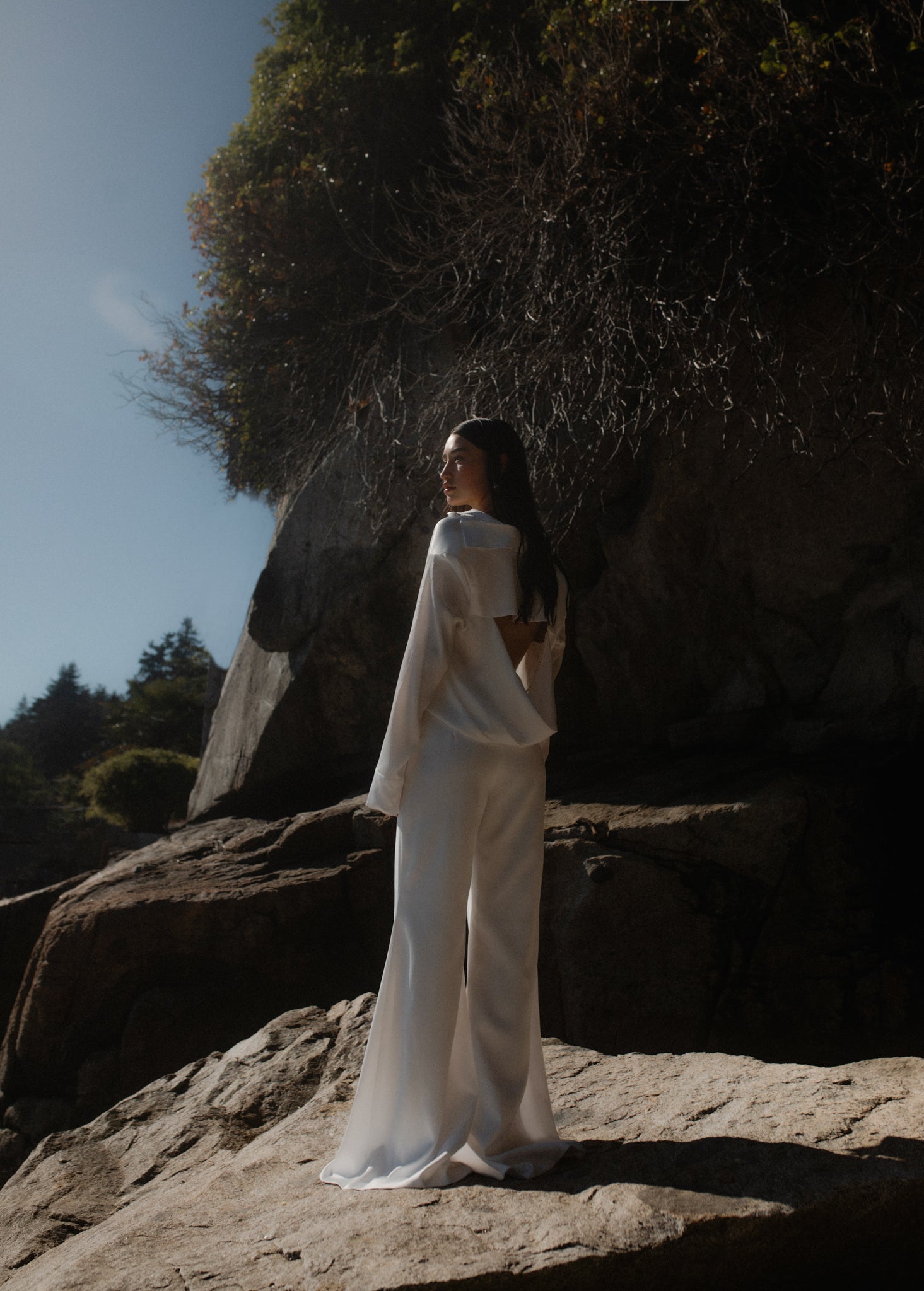 Boho Beach Wedding Dress 2021 Ankle Length Petite Jumpsuit For Wedding With  Lace Long Sleeves For Brides Reception And Sheath Style AL7106 From  Allloves, $106.56 | DHgate.Com