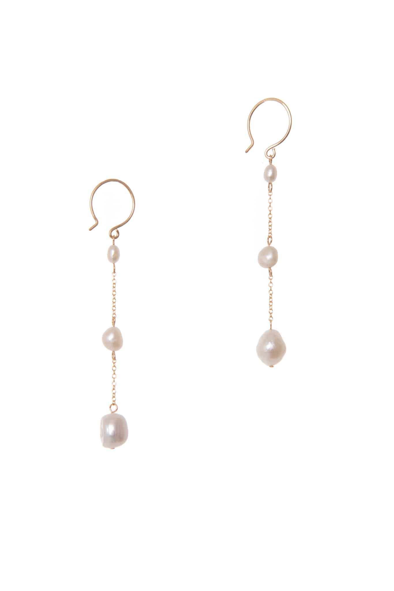 TROIS PEARL EARRINGS - TEMPÊTE BRAND