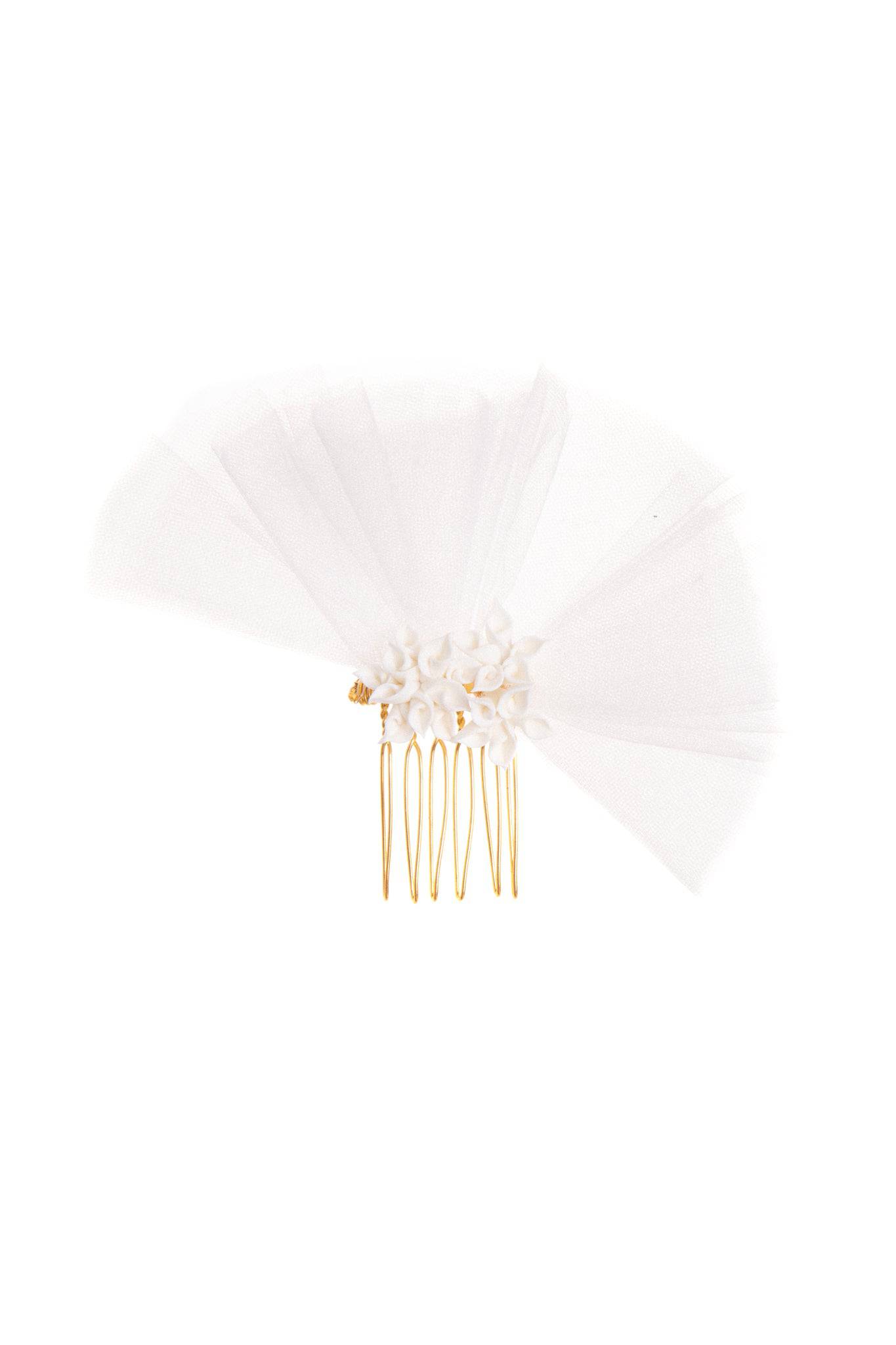 TULLE FLOWER COMB - TEMPÊTE BRAND