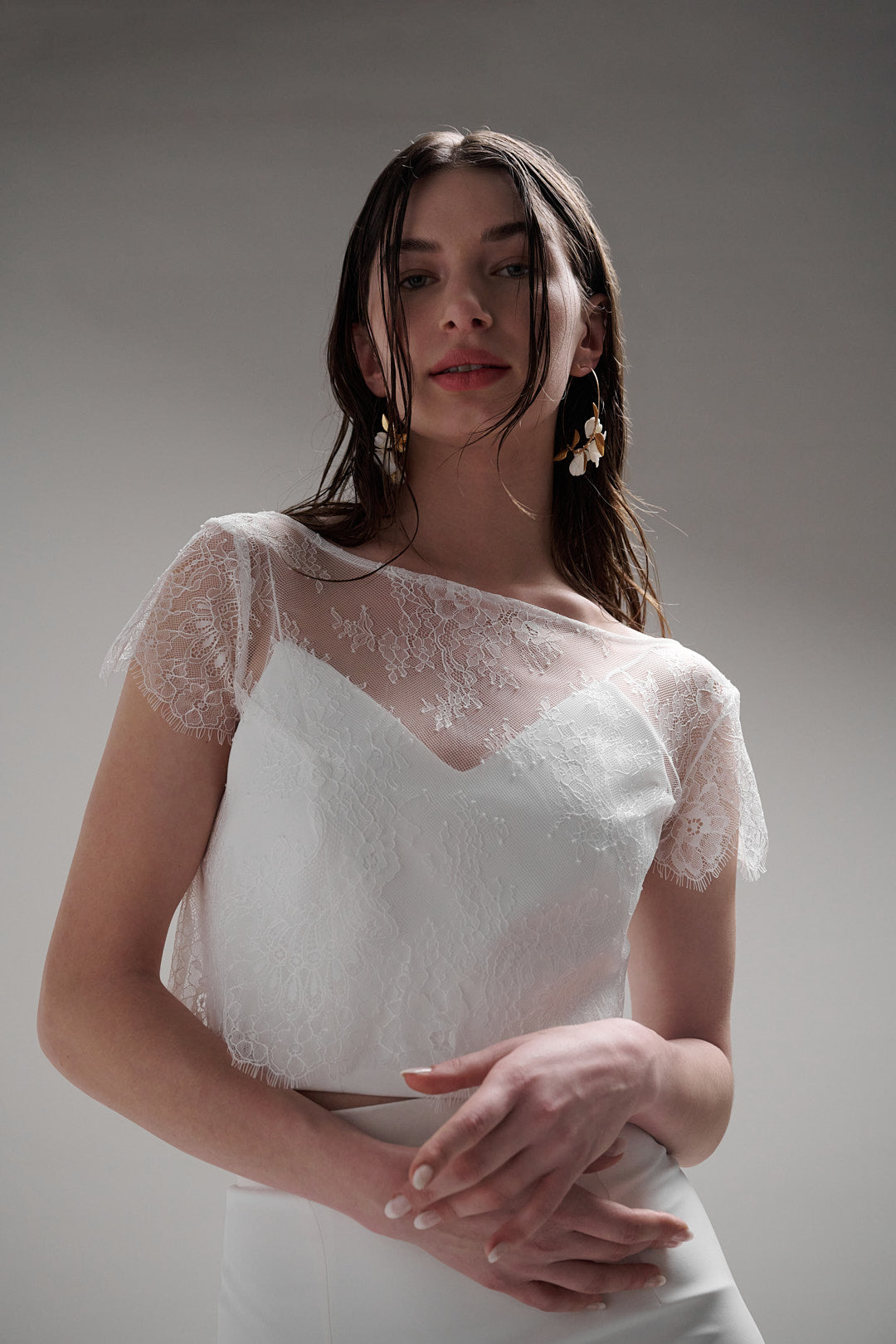 Freesia Lace Wedding Top | TEMPÊTE Bridal Boutique