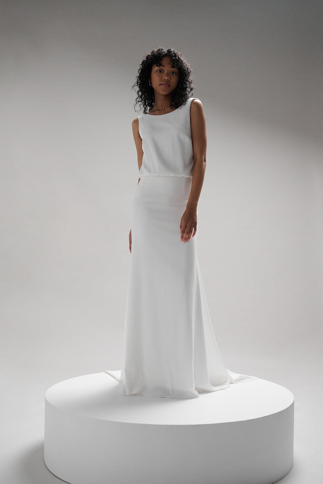 Gaube Low Back Wedding Dress | TEMPÊTE Bridal Boutique