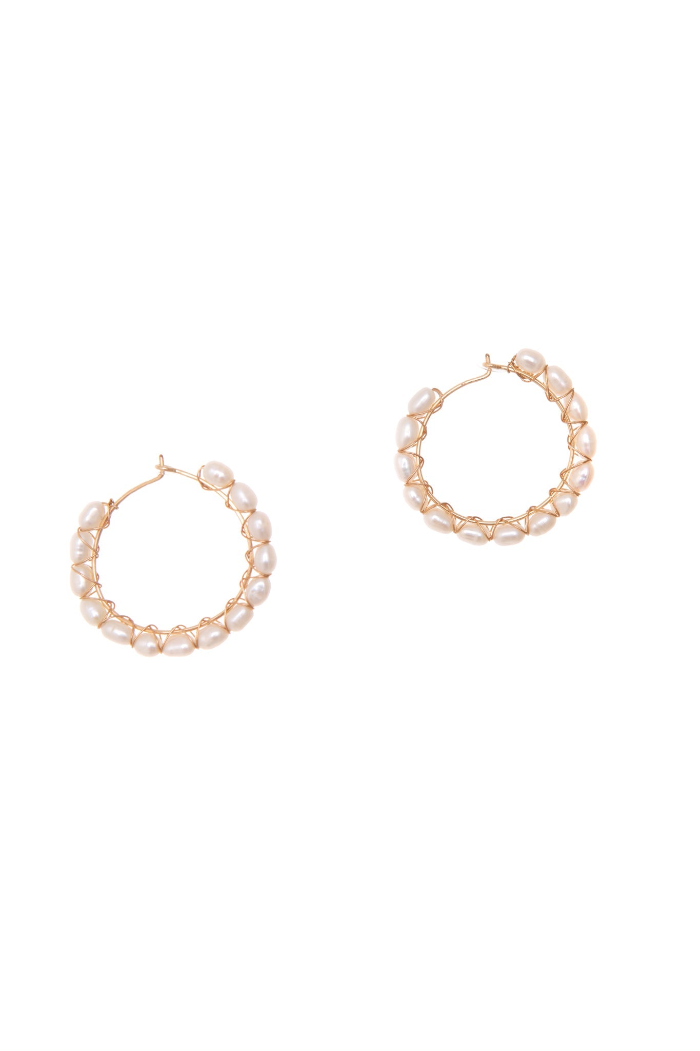 HALO PEARL HOOPS - TEMPÊTE BRAND